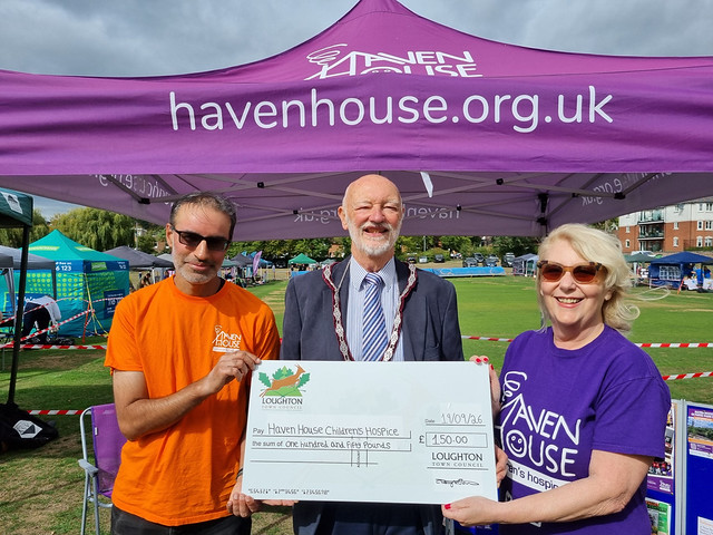 Haven House Cheque Presentation