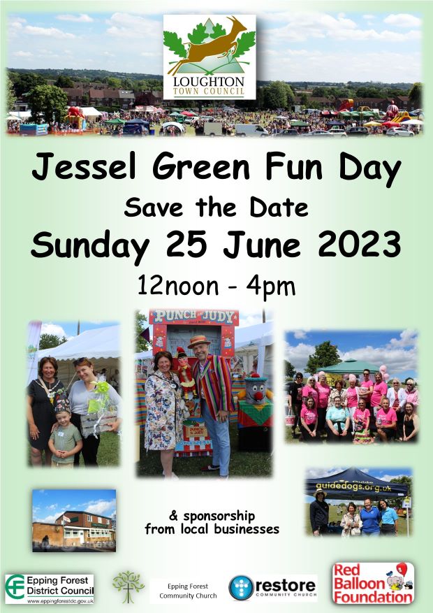 Jessel Green Fun Day – Save the Date Poster.  