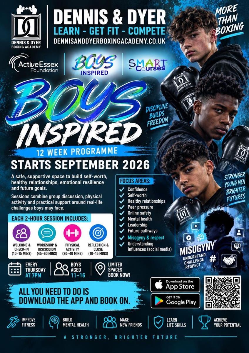 Poster AEF - Boys Inspired Programme