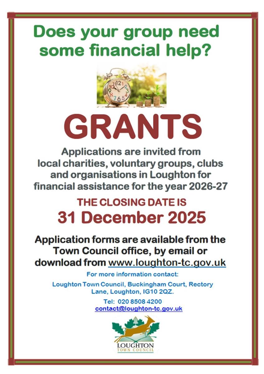 Financial Assistance 2026-27 Poster